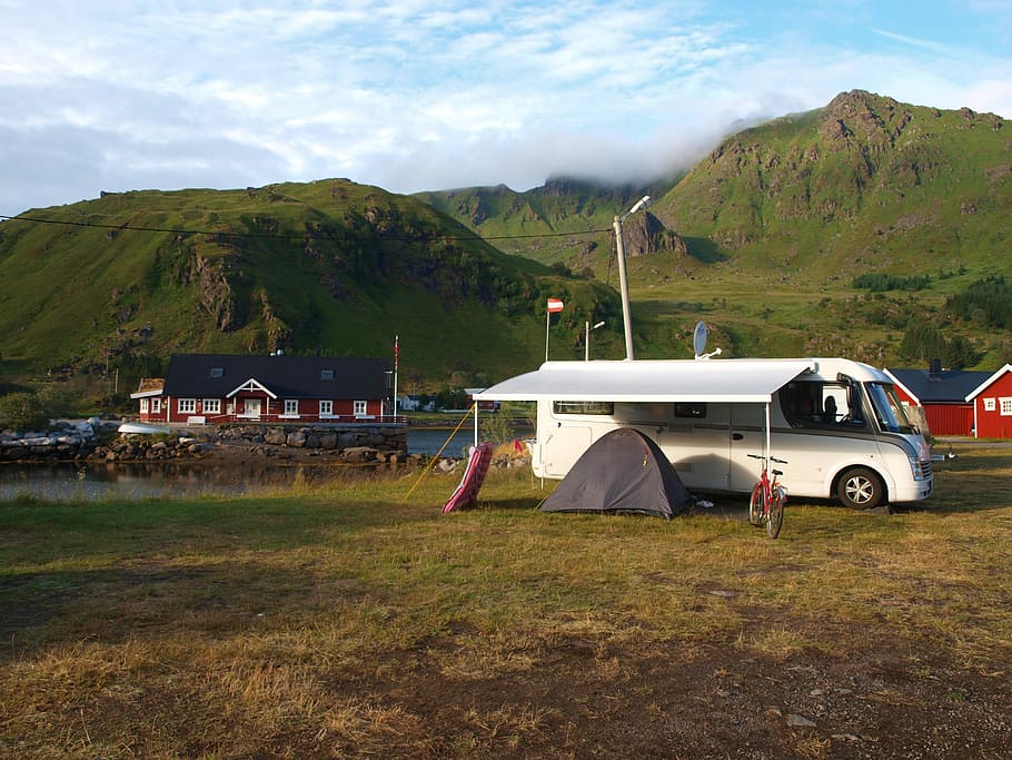 Camping, Scandinavia, Lofoten, Norway, landscape, nature, norge, panorama, tourism, holiday