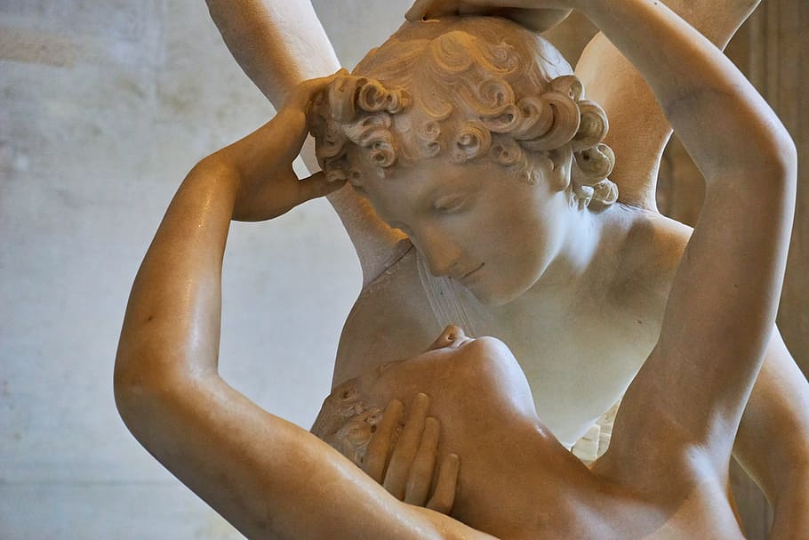 louvre, paris, statue, museum, france, art, sculpture, antiquity, marble, artwork