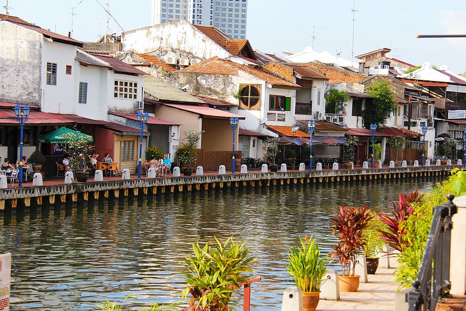 river, malacca river, city, cafe, restaurant, relax, beautiful, popular, tourist, tourism