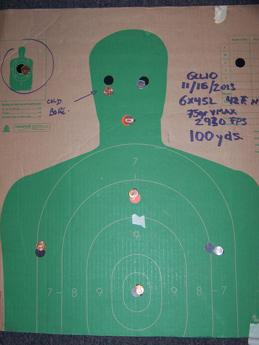 target, aim, wildcat, caliber, ar, ar15, 6x45, green color, close-up, sport