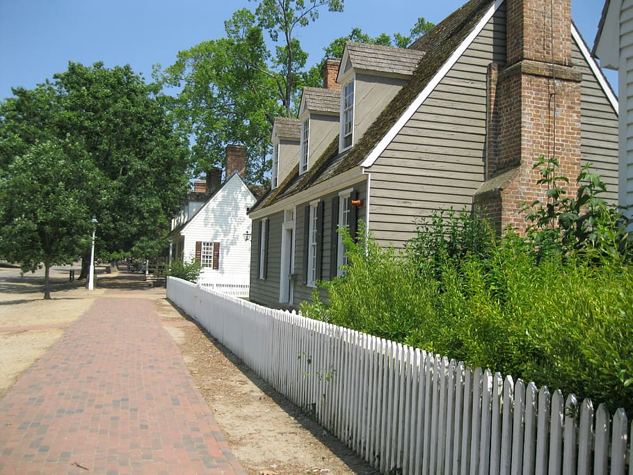 williamsburg, virginia, perspective, outdoors, history, historic sites, historic buildings, house, architecture, residential Building