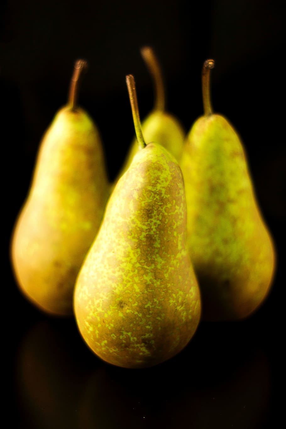 Pears, close up, fruit, green, pear, food, freshness, food And Drink, healthy Eating, ripe