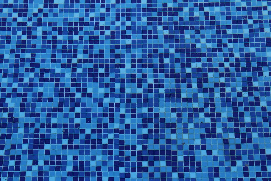 수영장, 바닥, 방에서, 타일, 파랑, 푸가, 물, 아래, 그늘, 배경