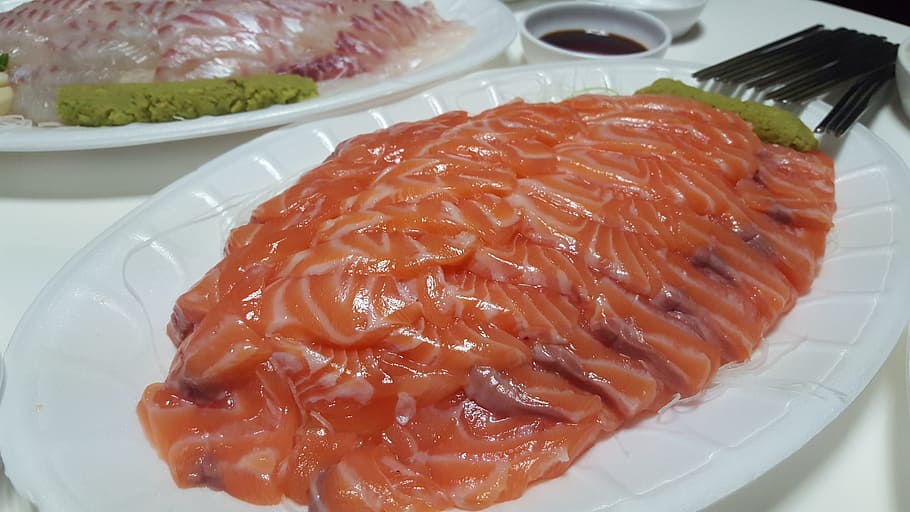 Salmon, Times, Bream, Food, salmon times, indeed bream times, fresh times, aging society, sashimi house, wine side dishes