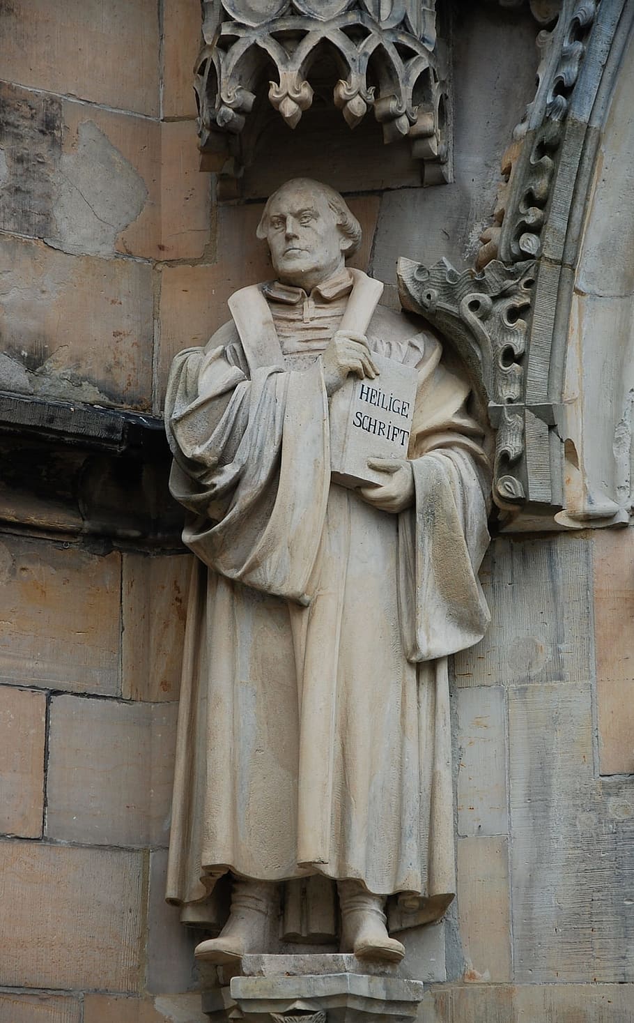 Martin Luther, protestante, reforma, figura, monumento, Luther, Gotha, estatua, escultura, historia
