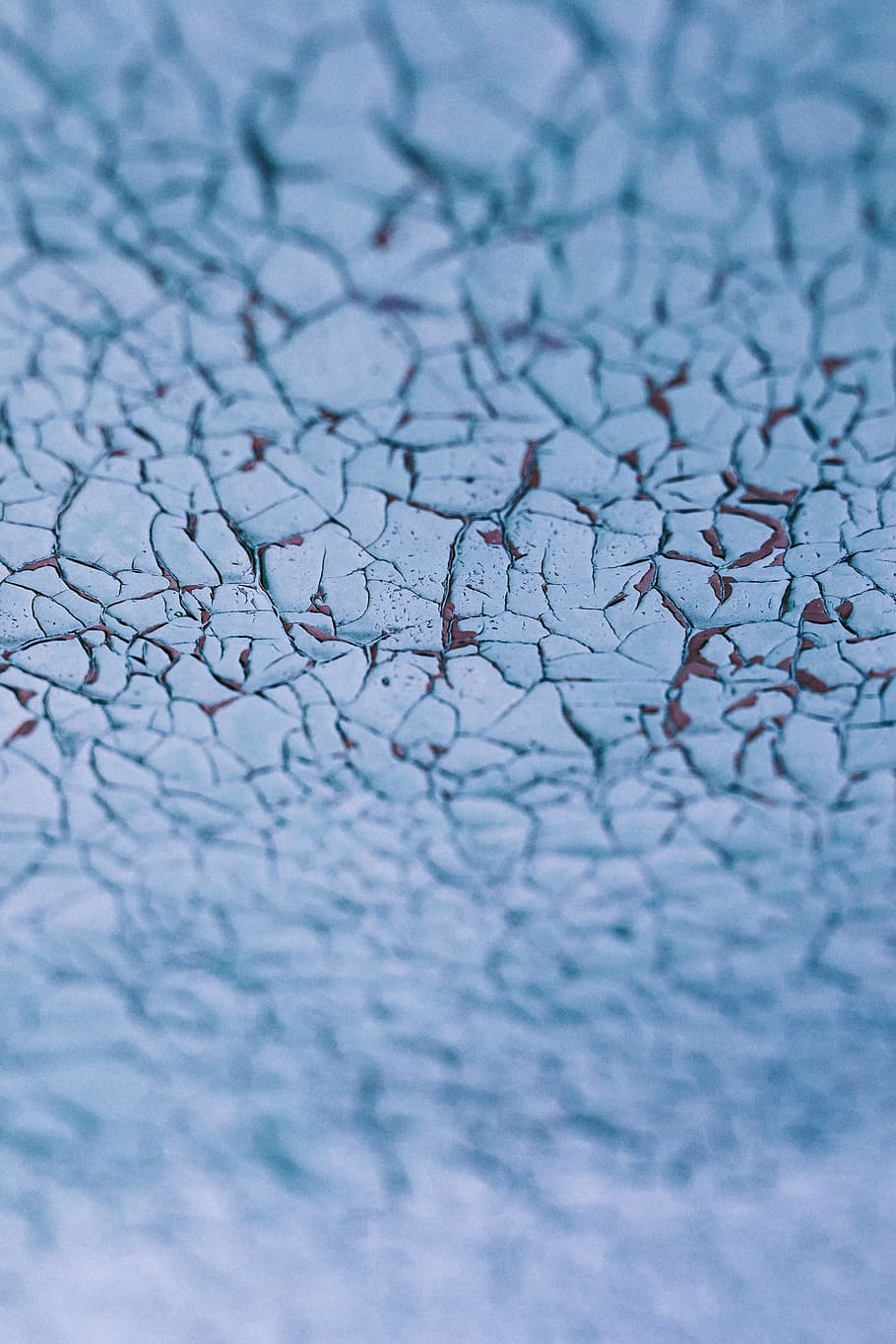 cracked paint, Cracked, paint, abstract, background, blue, drought, backgrounds, land, nature