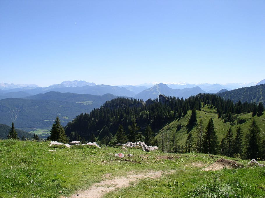 Kampenwand, Alpine, Baviera, Aschau, Chiemgau, montañas, verano, montaña, paisaje, naturaleza