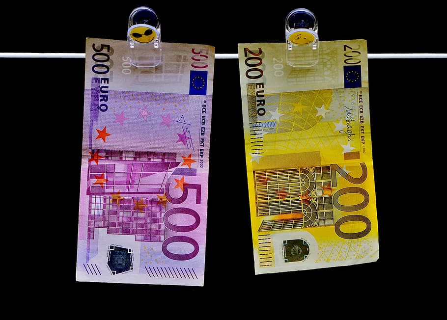 dinero, parecer, billetes de euro, moneda, finanzas, billete de un dólar, billete de banco, euro, muchos, guardar