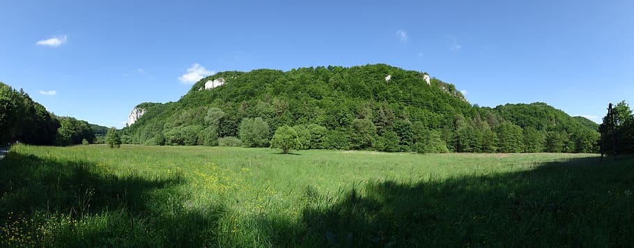 Valleys, Cracow, Poland, Meadow, valleys near cracow, rocks, panorama, nature, landscape, green