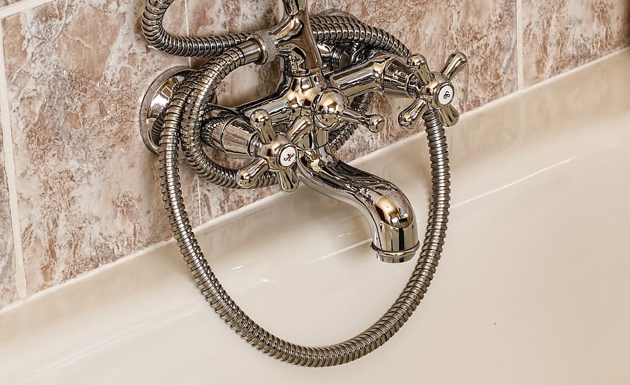 stainless, steel faucet, water connector hose, stainless steel, faucet, water, connector, hose, bathroom, taps