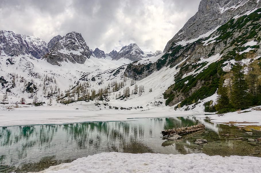 Icy mountain