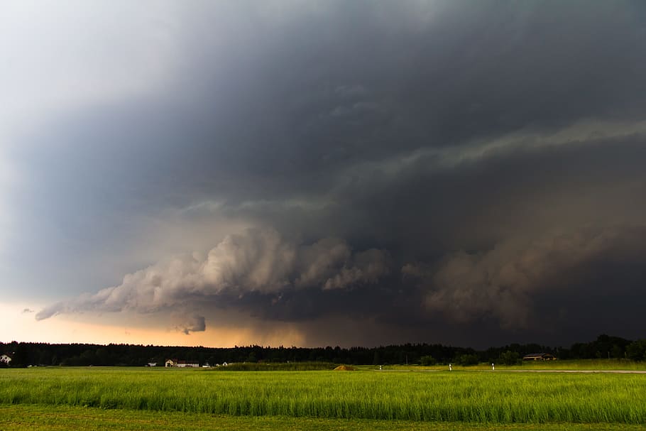 storm, super cell, a thunderstorm cell, thunderstorm, forward, clouds, storm hunting, weather, clouds form, imposing