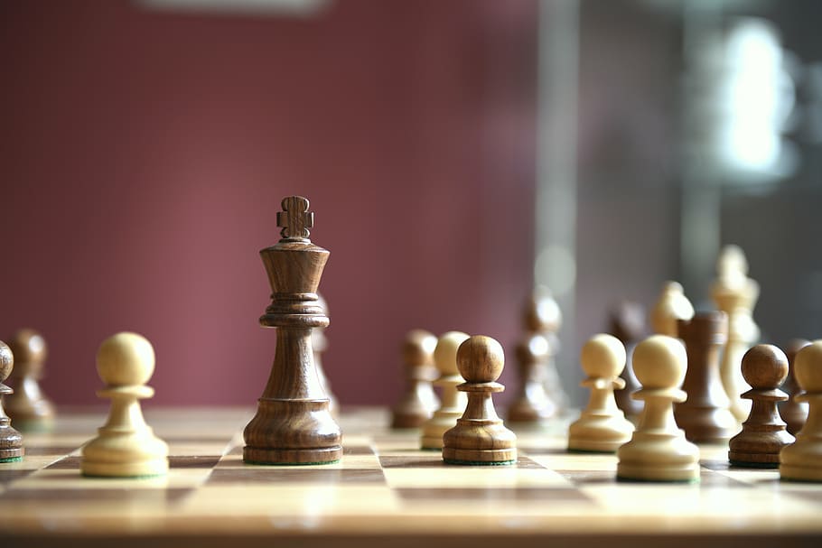 bidak catur, papan, catur, papan permainan, permainan catur, angka kayu, papan catur, potongan catur, kayu, permainan papan