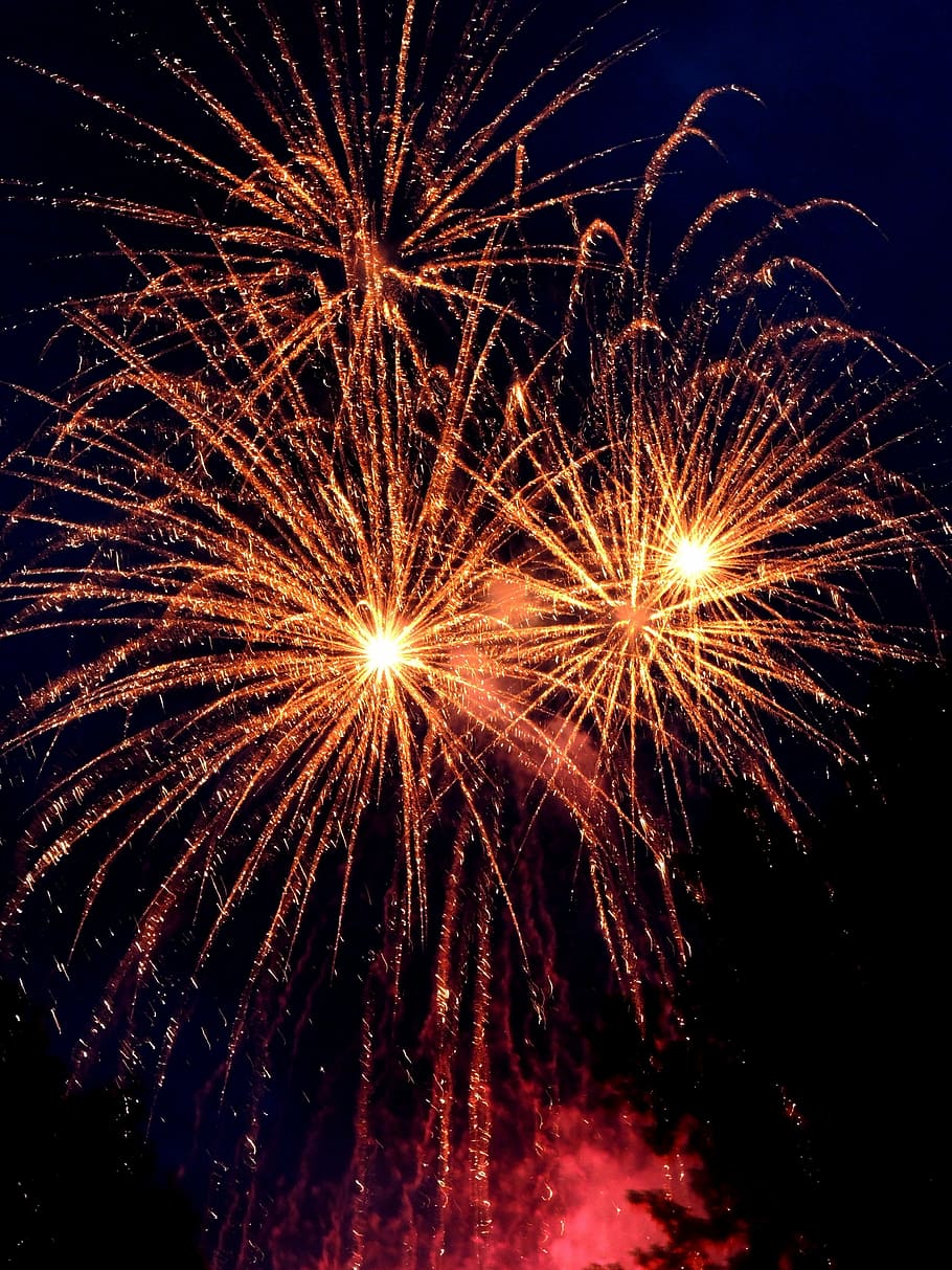 fogos de artifício, fotografia, ano novo, 31 de dezembro, sylvester, fogos de artifício - objeto artificial, celebração, explosão, noite, cultura e entretenimento artísticos