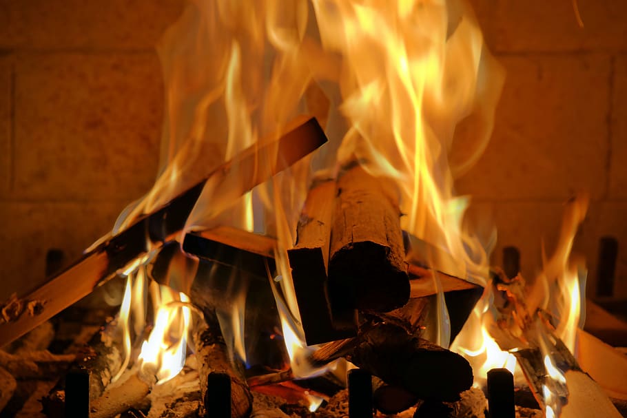 api, romantis, bakar, asmara, panas, perapian, pembakaran, suhu panas, api - fenomena alam, mencatat
