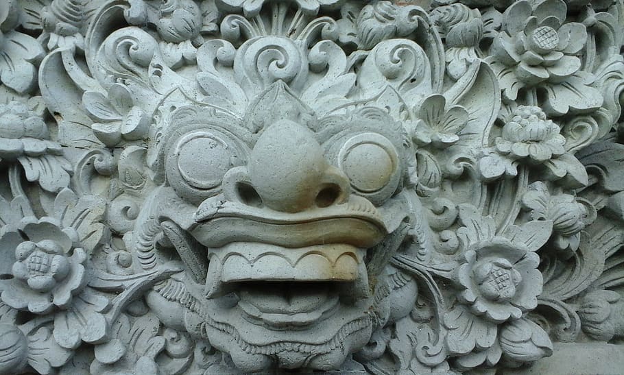 bali, temple, carving, hindu, culture, traditional, sacred, indonesia, art and craft, representation