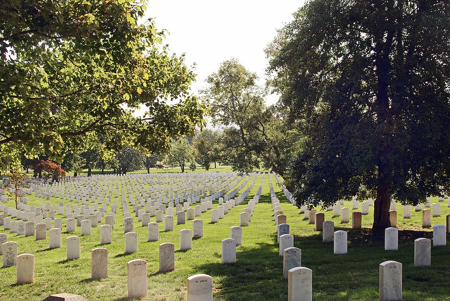 United States, Washington, Arlington, cemetery, soldiers, graves, tombstone, memorial, grave, sadness