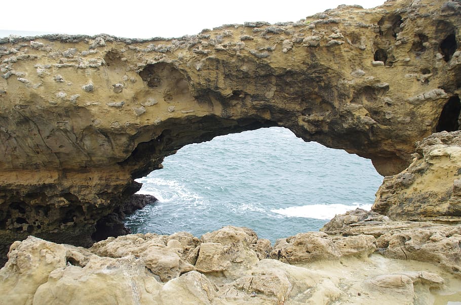 Biarritz, País Basco, Arca, Roche, mar, costa rochosa, objeto rochoso, formação rochosa, natureza, beleza natural