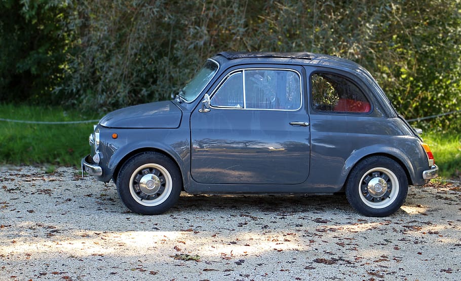 Fiat 500, Auto, Oldtimer, Old Car, Small, pkw, old, veteran, car, old-fashioned