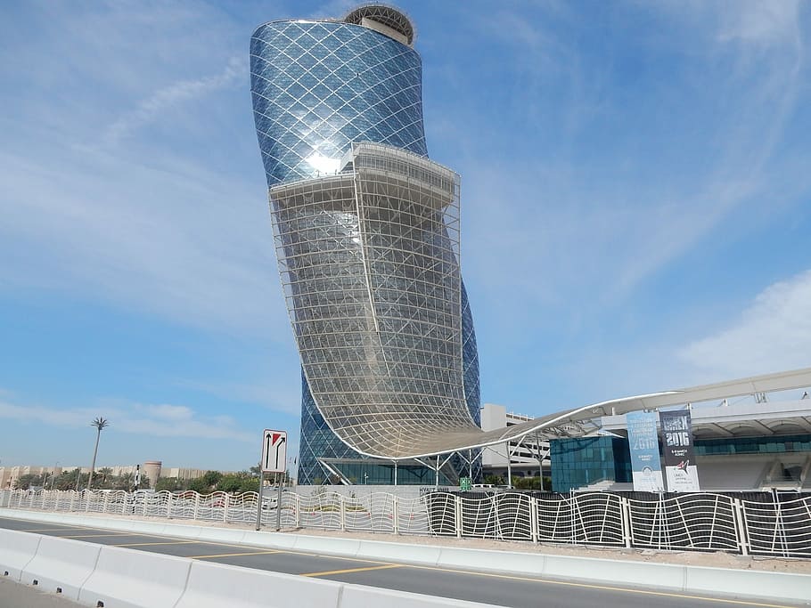Abu Dhabi, Emirados, Arquitetura, Emirados Árabes Unidos, árabe, locais de interesse, céu, estrutura construída, moderna, nuvem - céu