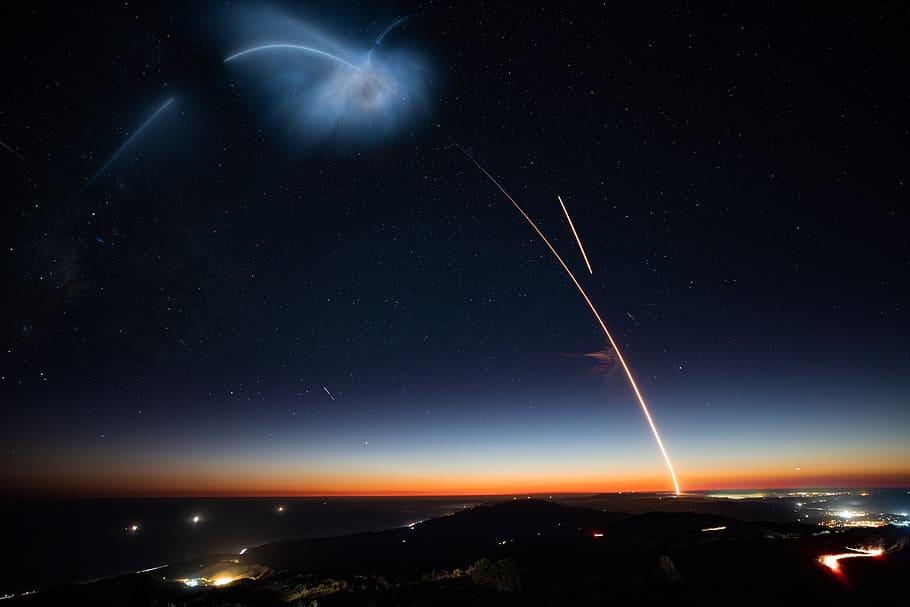 SAOCOM, Mission, rocket launch, night, star - space, space, sky, astronomy, scenics - nature, beauty in nature