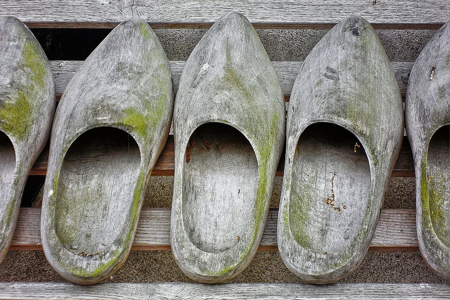 shoes, wooden shoes, garden shoe, historically, nostalgia, popular, customs, hollandzoggeli, lump, half shoe