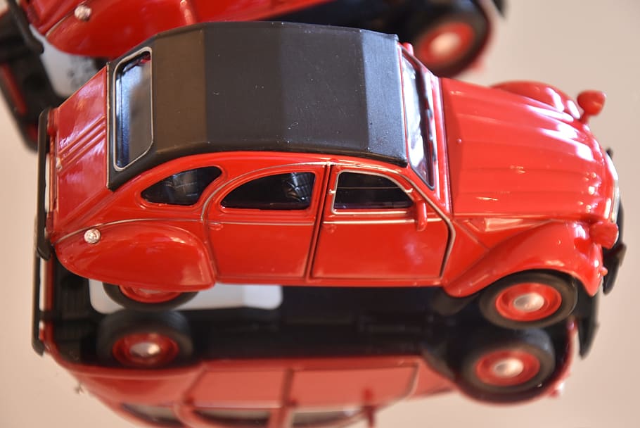 model car, renault, toys, model, auto, red, motor vehicle, car, transportation, close-up