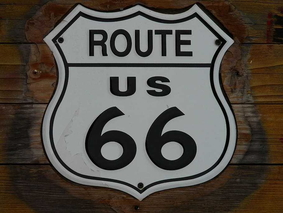 rota, nós, placa 66, rota 66, escudo, placa, estradas, estrada, rodovia, estrada mãe