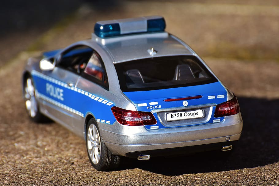 Полицейская машина, Mercedes Benz, Модель автомобиля, полиция, патрульная машина, транспортные средства, игрушечная машина, средство передвижения, игрушки, автомобиль