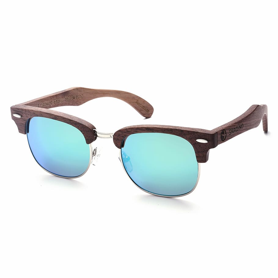 gafas de sol de madera, gafas de sol clubmaster, madera, gafas de sol, gafas de sol flotantes, fondo blanco, anteojos, gafas, protección, antifaz