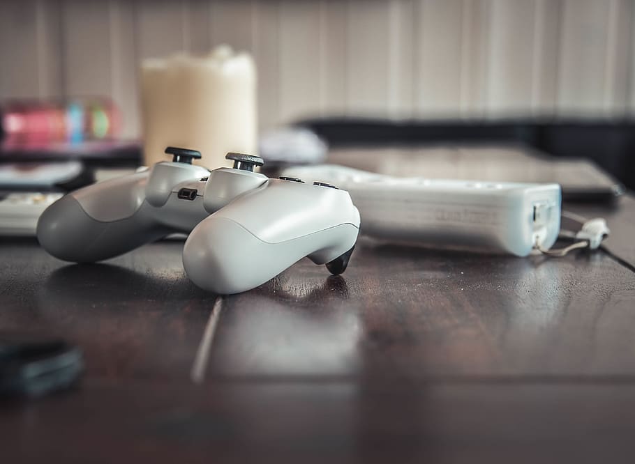 white, gray, game controller, video games, controller, playstation, fun, entertainment, gaming, computer Mouse