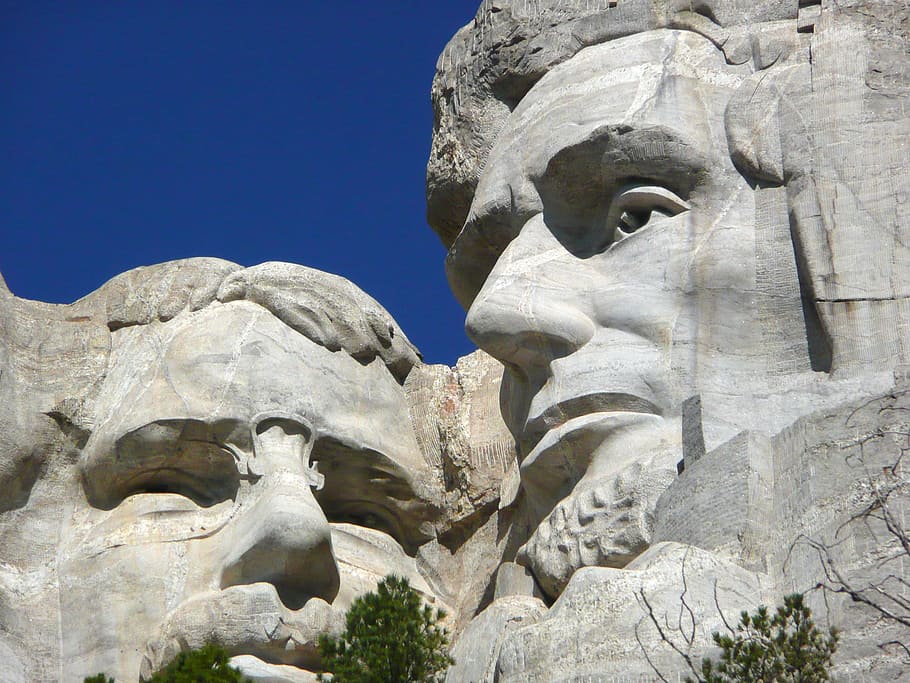 mount rushmore, mount rushmore national monument, memorial, south dakota, usa, rock, theodore roosevelt, abraham lincoln, tourist attraction, sculpture