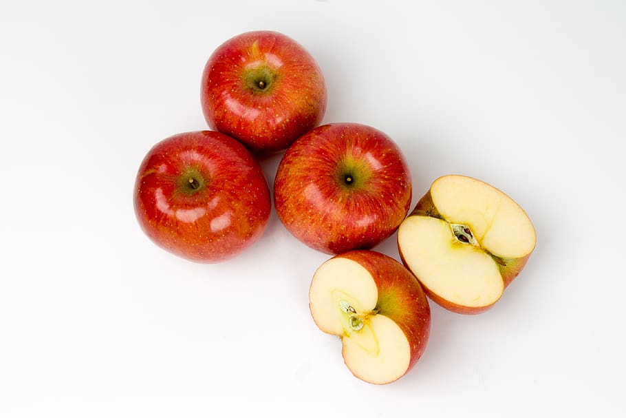 apple, fruit, fresh, food, orchard, red, ripe, sweet, apple tree, autumn