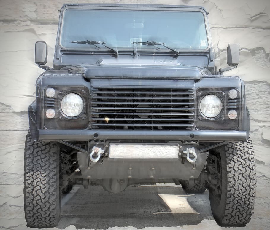black, suv, lens flare, all terrain vehicle, jeep, all wheel drive, mature, grille, front, force