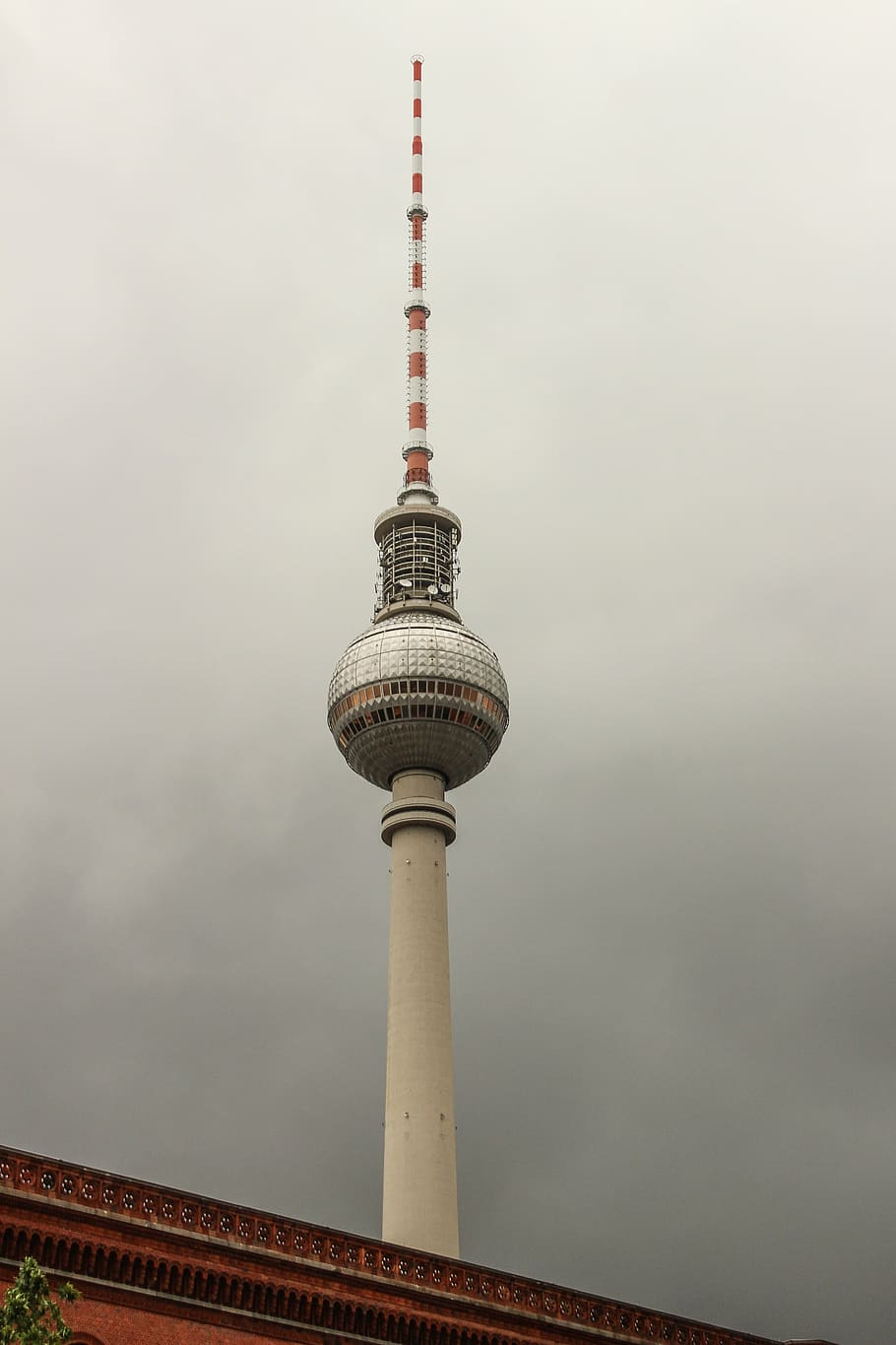 berlin, alex, menara tv, alexanderplatz, tempat menarik, modal, tengara, jerman, langit, bangunan