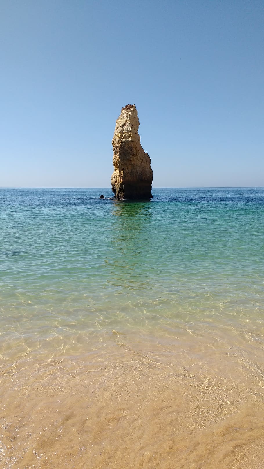 praia, rocha, mar, oceano, água, litoral, natureza, beira mar, costa, portugal