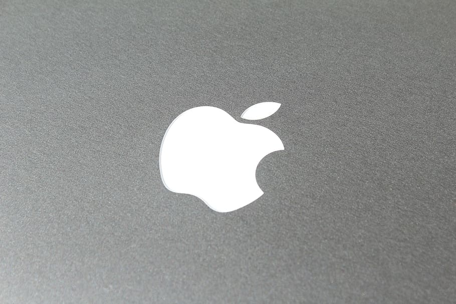 Apple, Macbook, Logo Apple, apel, logo, teknologi, macbook pro, apel bersinar, mac, komputer