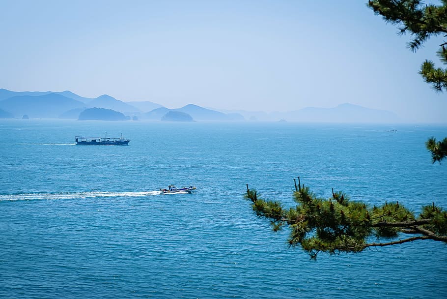tongyeong, sea, yi park, 5 of the month, sea landscape, sea of worship, landscape photography, water, scenics - nature, sky