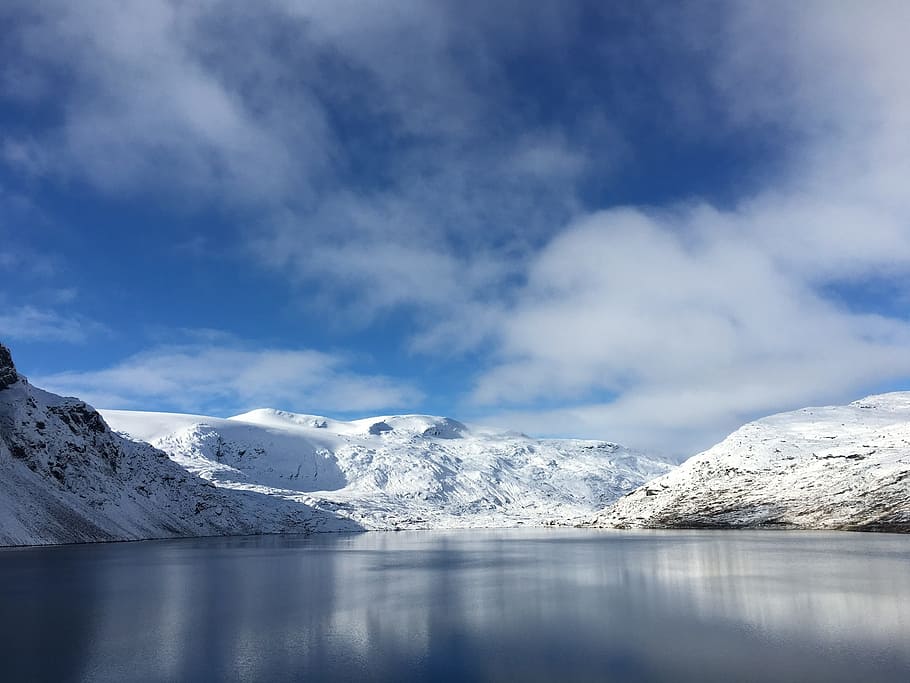 ノルウェー, 自然, 雪, 風景, 山, スカンジナビア, 水, ガイランゲル, ノルウェーの自然, 低温