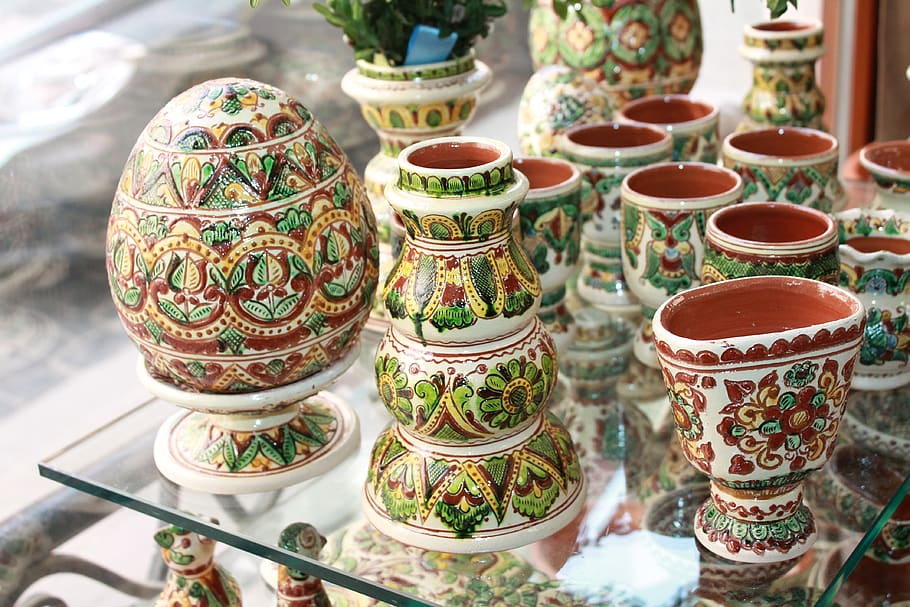 ceramics, ceramic, ornament, handmade, art, souvenir, art and craft, focus on foreground, close-up, creativity