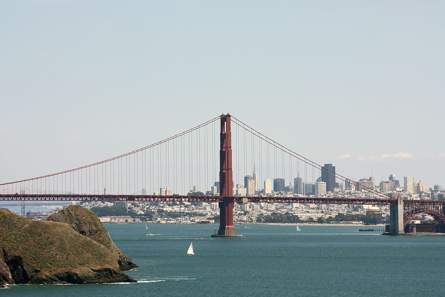 ゴールデンゲート, ベイエリア, サンフランシスコ, 橋, カリフォルニア, 橋-人工構造物, 建築物, 建造物, 接続, エンジニアリング