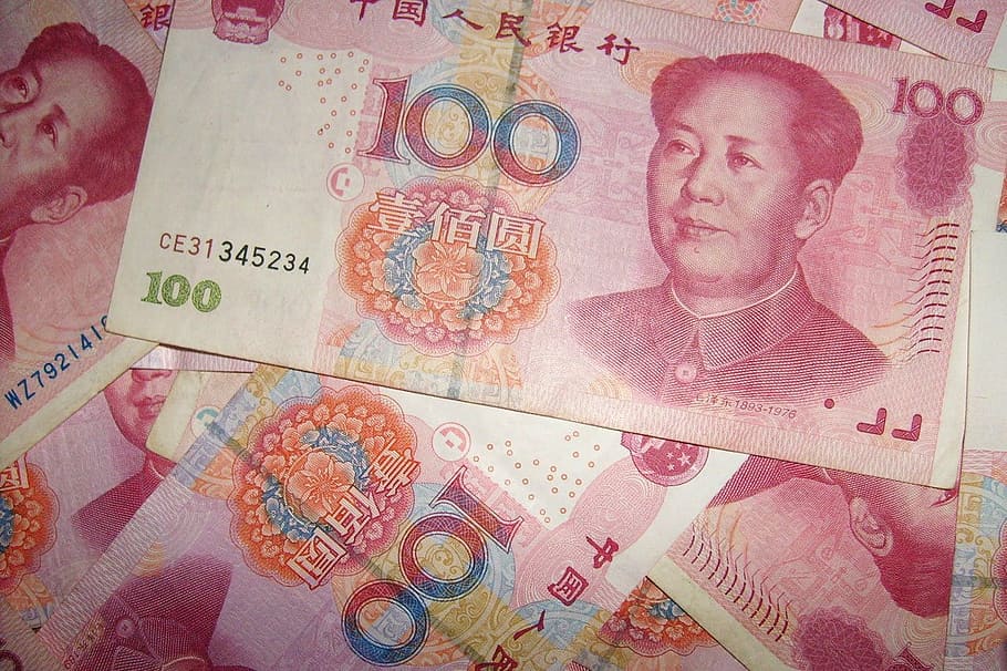 100, chinese, yuan, ce31345234, banknote, currency, money, notes, paper money, bank notes