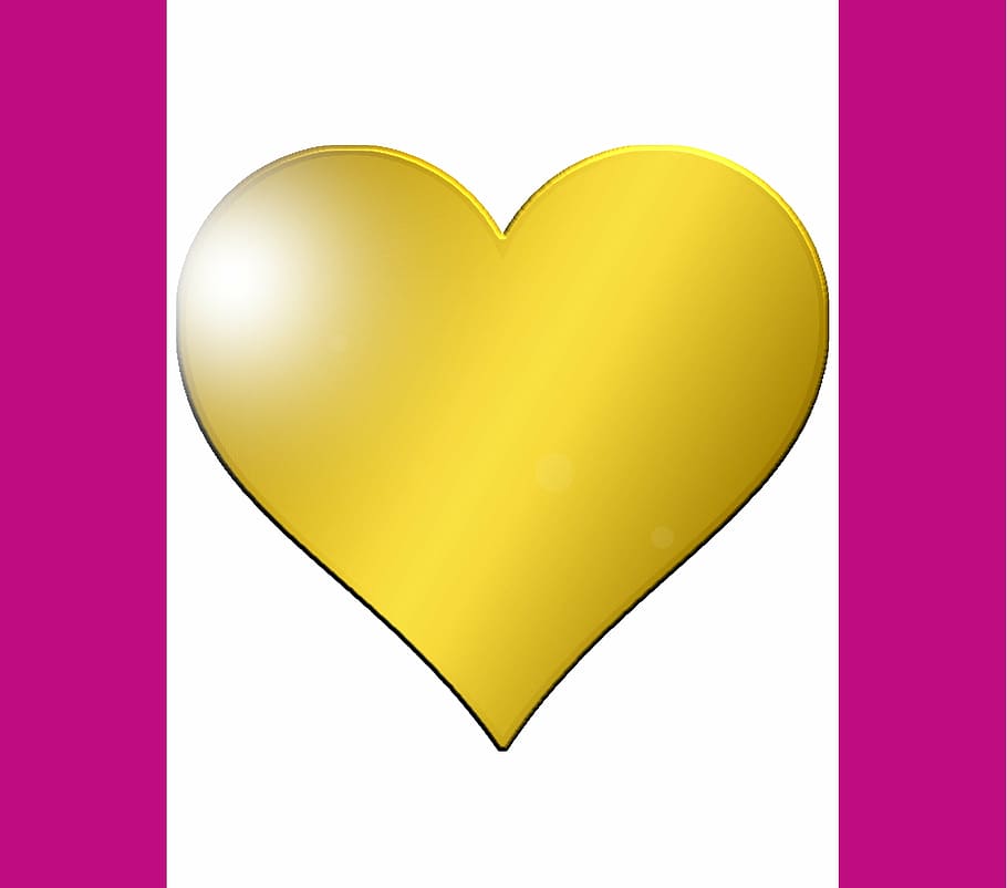 heart, gold, appreciation, thank you, celebration, symbol, love, recognition, greeting card, note