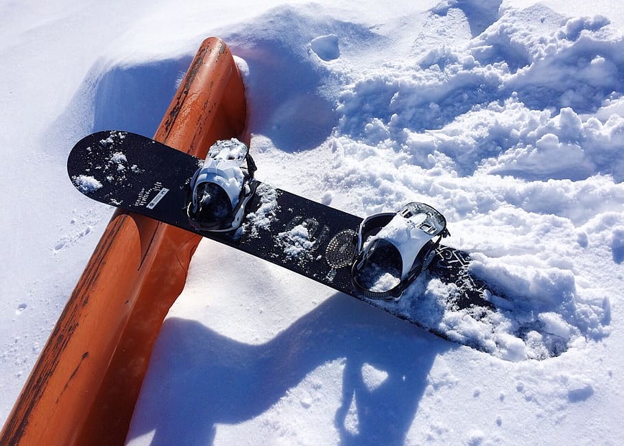 snowboard, snowboarding, winter, sport, extreme, rail, grind, cold temperature, snow, nature