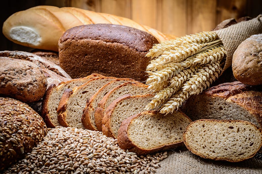 masa madre, foto de trigo, pan, dulces, pasteles, comida y bebida, comida, frescura, alimentación saludable, barra de pan