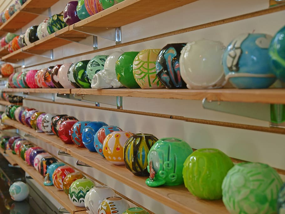 assorted-color plastic toy lot, shelves, market, stock, shelf, sale, shop, variation, decoration, option
