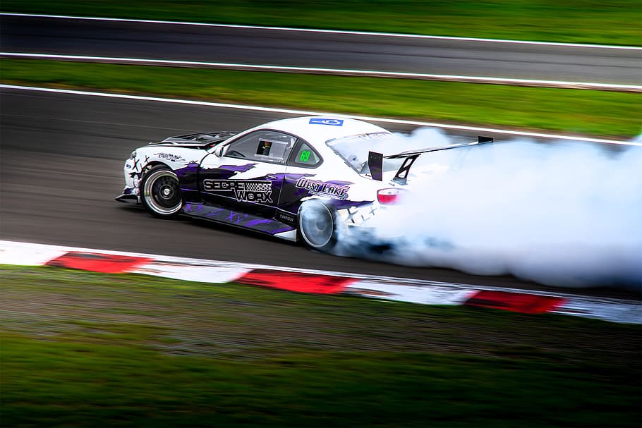 nissan silvia s15, drifting, car, oulton park, sports race, competition, mode of transportation, speed, racecar, motorsport