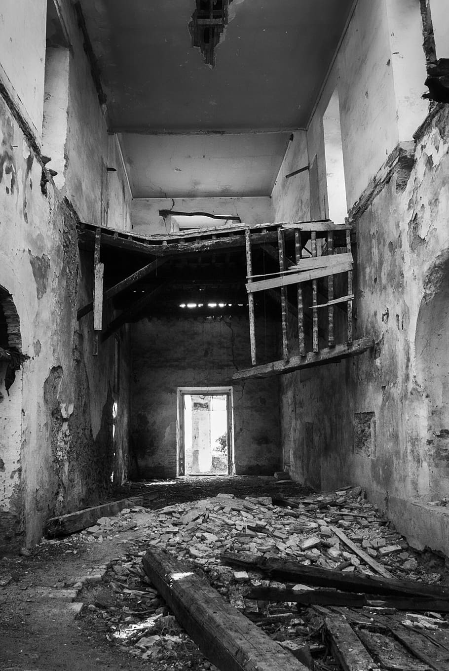wood, house, casa vieja, mansion, old, old building, black And White, abandoned, dirty, architecture