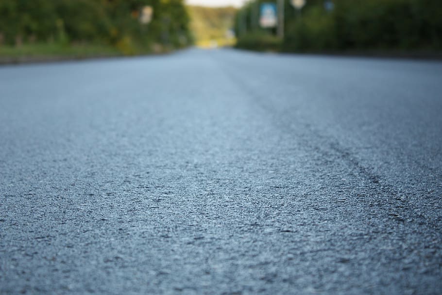 road, asphalt, landscape, side street, away, ground, concrete, grey, country road, leaf