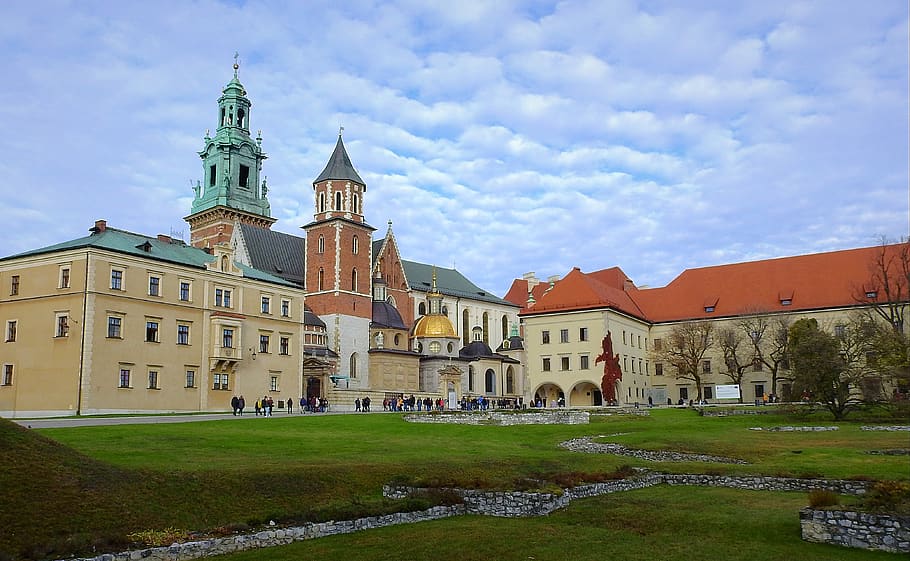 Cracóvia, Wawel, Polônia, castelo, arquitetura, história, turismo, o museu, céu, catedral